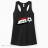 Iraq Soccer Flag Iraqi Women's Tank Top