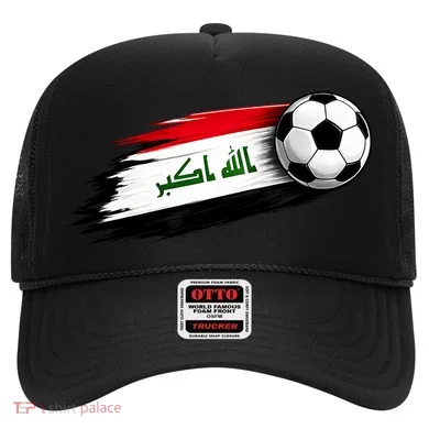 Iraq Soccer Flag Iraqi Hat
