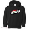 Iraq Soccer Flag Iraqi Toddler Hoodie