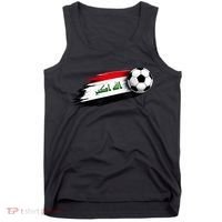 Iraq Soccer Flag Iraqi Tank Top thumb 0