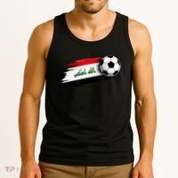 Iraq Soccer Flag Iraqi Tank Top thumb 3