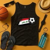 Iraq Soccer Flag Iraqi Tank Top thumb 4