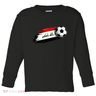 Iraq Soccer Flag Iraqi Toddler Long Sleeve