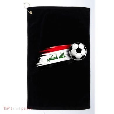 Iraq Soccer Flag Iraqi Golf Towel