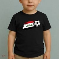 Iraq Soccer Flag Iraqi Toddler T-Shirt thumb 2