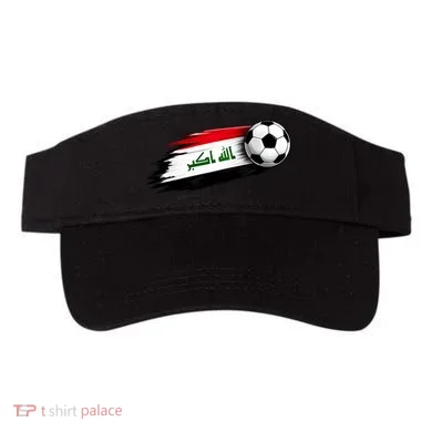 Iraq Soccer Flag Iraqi Visor