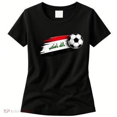 Iraq Soccer Flag Iraqi Women's T-Shirt