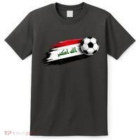 Iraq Soccer Flag Iraqi T-Shirt thumb 0