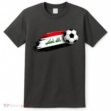 Iraq Soccer Flag Iraqi T-Shirt