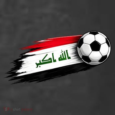 Iraq Soccer Flag Iraqi Women's Hoodie