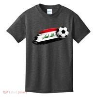 Iraq Soccer Flag Iraqi Kids T-Shirt thumb 0