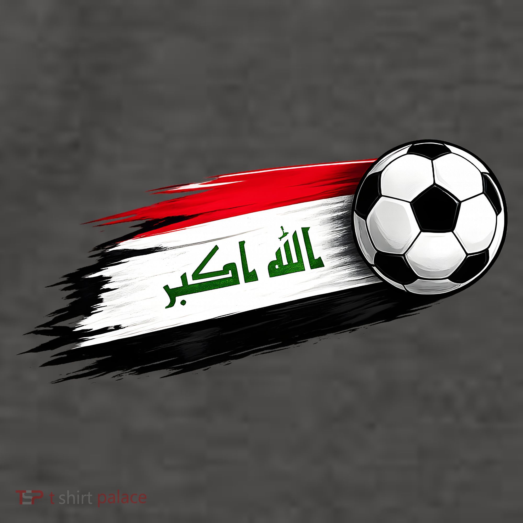 Iraq Soccer Flag Iraqi Vector Backpack