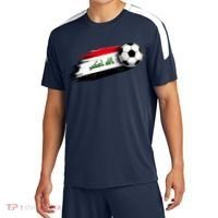Iraq Soccer Flag Iraqi Sport-Tek Competitor United Soccer Jersey thumb 0