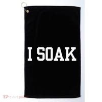 I Soak Funny Summer Day Golf Towel thumb 0