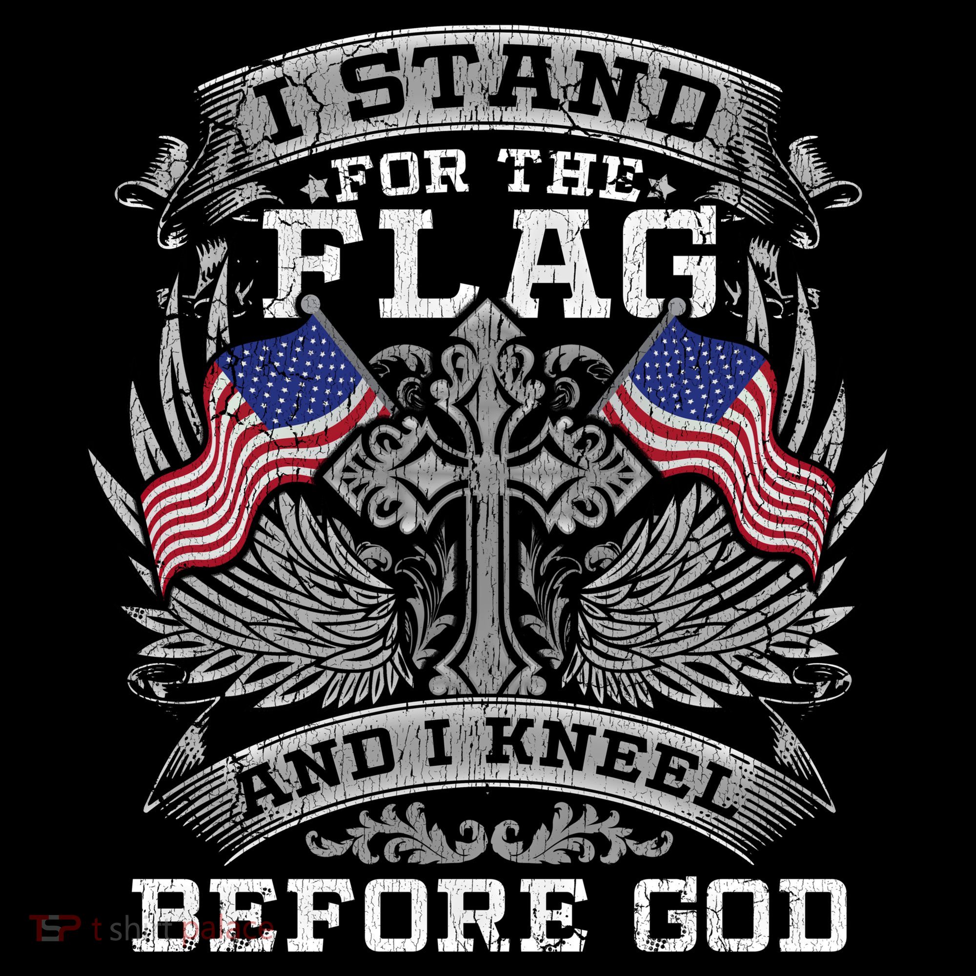 I Stand For The Flag And I Kneel Before God Gift Coffee Mug