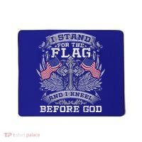I Stand For The Flag And I Kneel Before God Gift Mousepad thumb 0