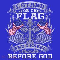 I Stand For The Flag And I Kneel Before God Gift Mousepad thumb 1