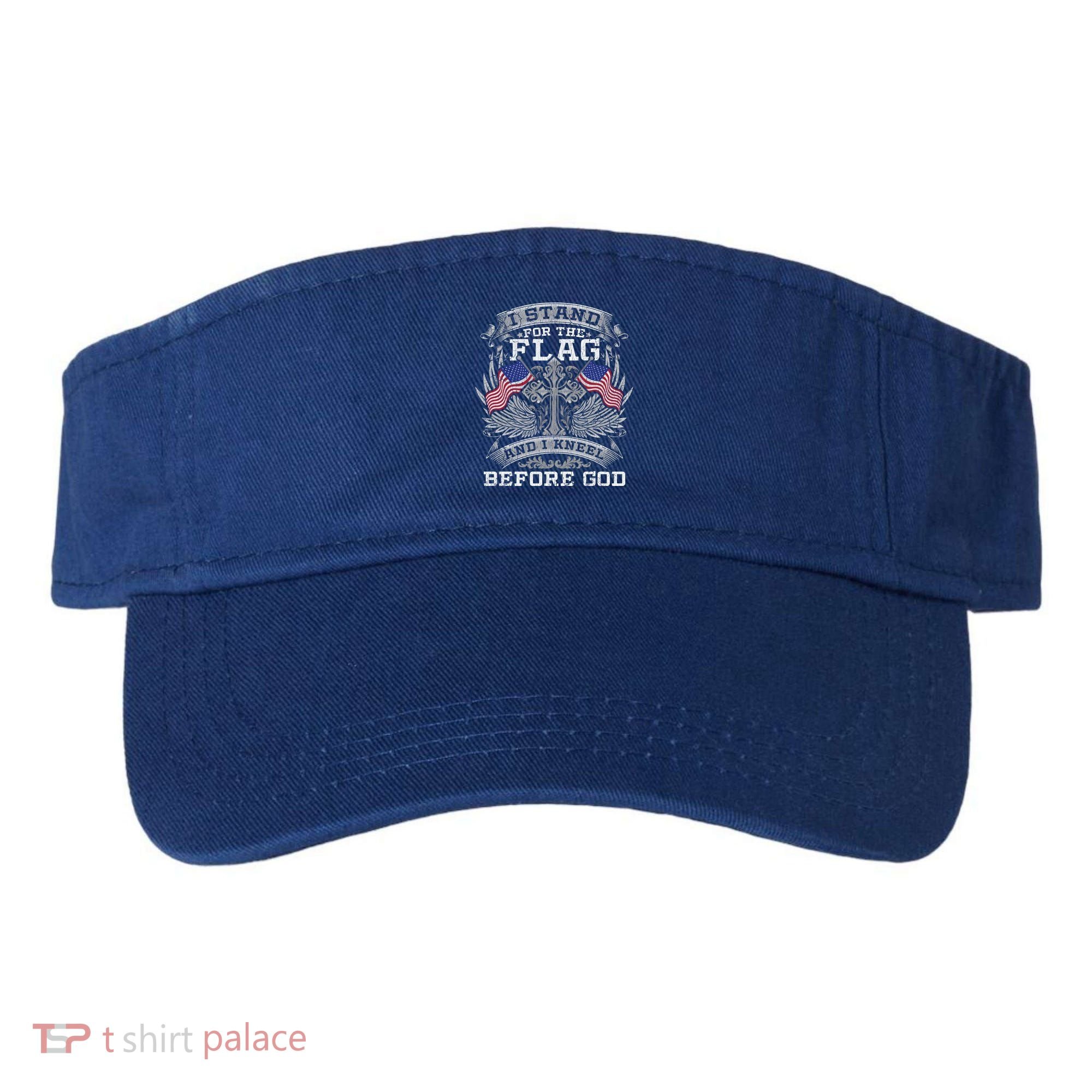 I Stand For The Flag And I Kneel Before God Gift Visor