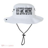 I Stopped Farming To Be Here This Better Be Good Bucket Hat thumb 0