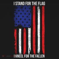 I Stand For The Flag I Kneel For The Fallen Usa Coaster thumb 2