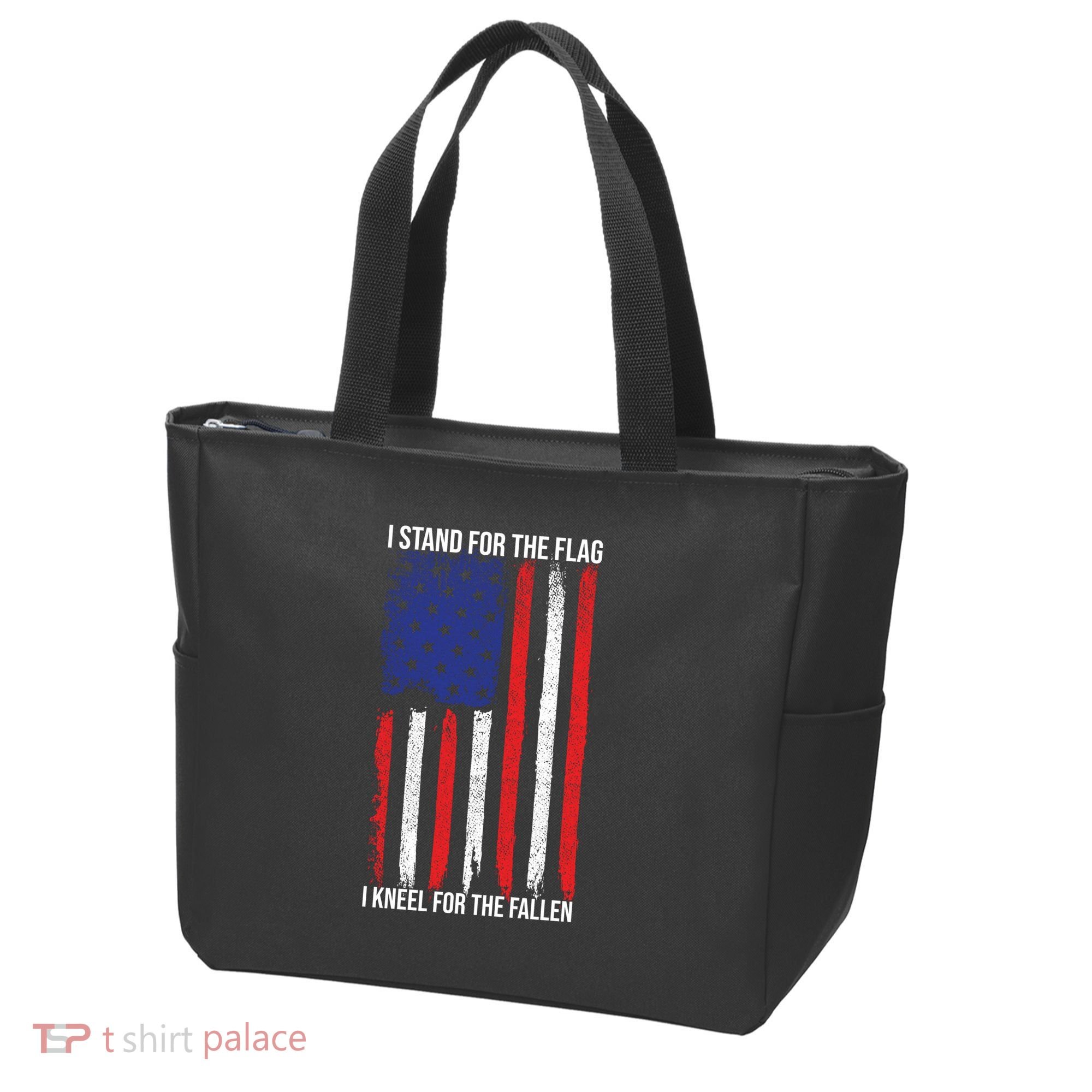 I Stand For The Flag I Kneel For The Fallen Usa Tote Bag