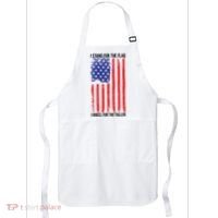 I Stand For The Flag I Kneel For The Fallen Usa Apron thumb 0