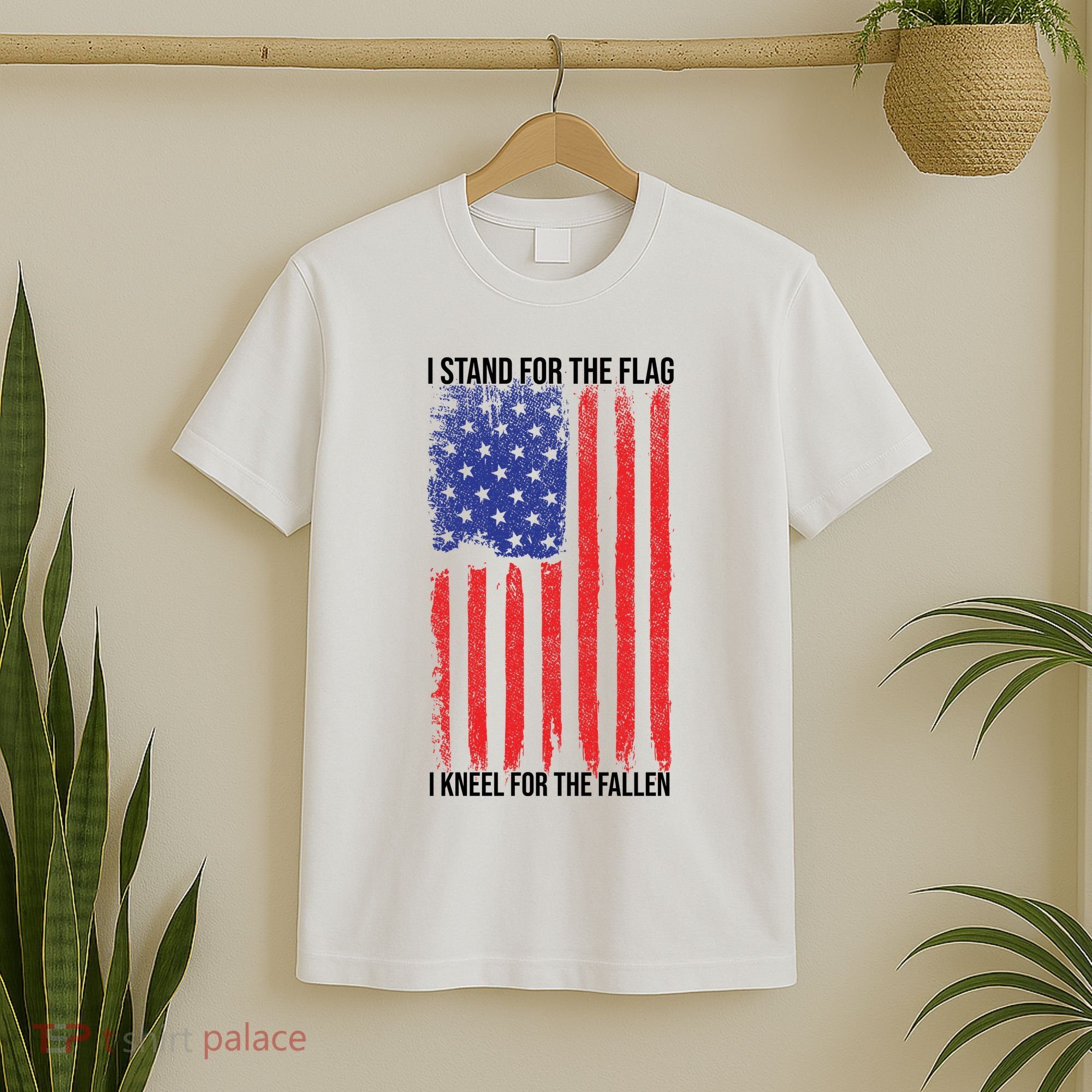 I Stand For The Flag I Kneel For The Fallen Usa T-Shirt