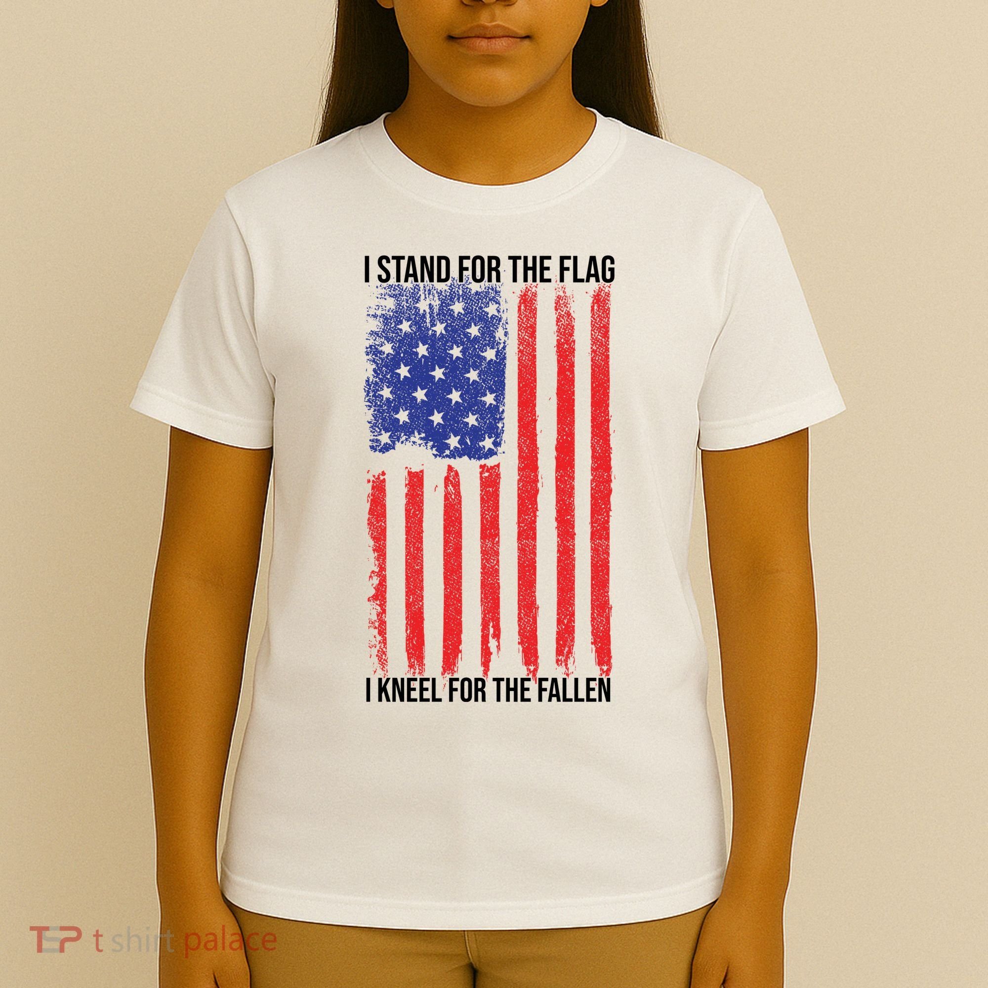 I Stand For The Flag I Kneel For The Fallen Usa T-Shirt