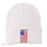 I Stand For The Flag I Kneel For The Fallen Usa Beanie thumb 0