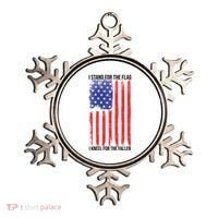 I Stand For The Flag I Kneel For The Fallen Usa Ornament thumb 0