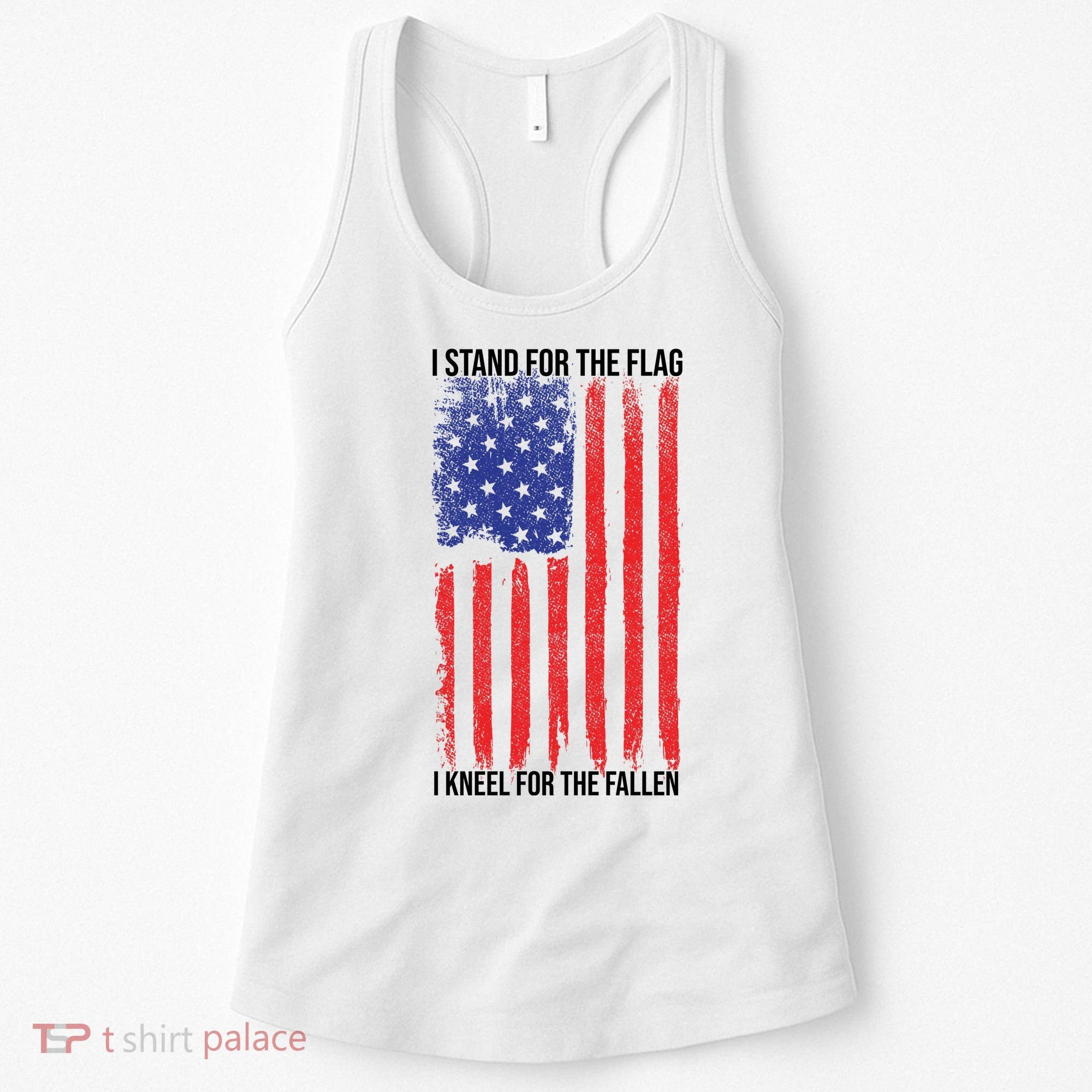 I Stand For The Flag I Kneel For The Fallen Usa Women's Tank Top