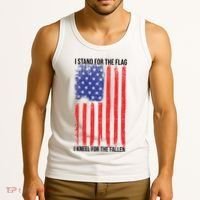 I Stand For The Flag I Kneel For The Fallen Usa Tank Top thumb 3