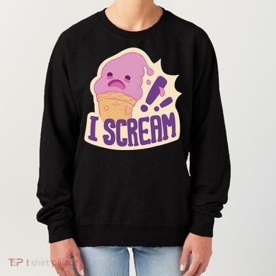 I Scream For Ice Cream Cute Women's Sweatshirt