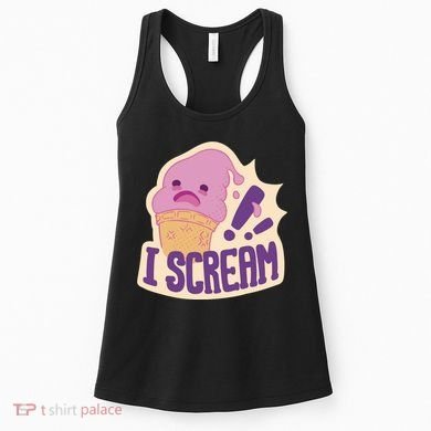 I Scream For Ice Cream Cute Women's Tank Top