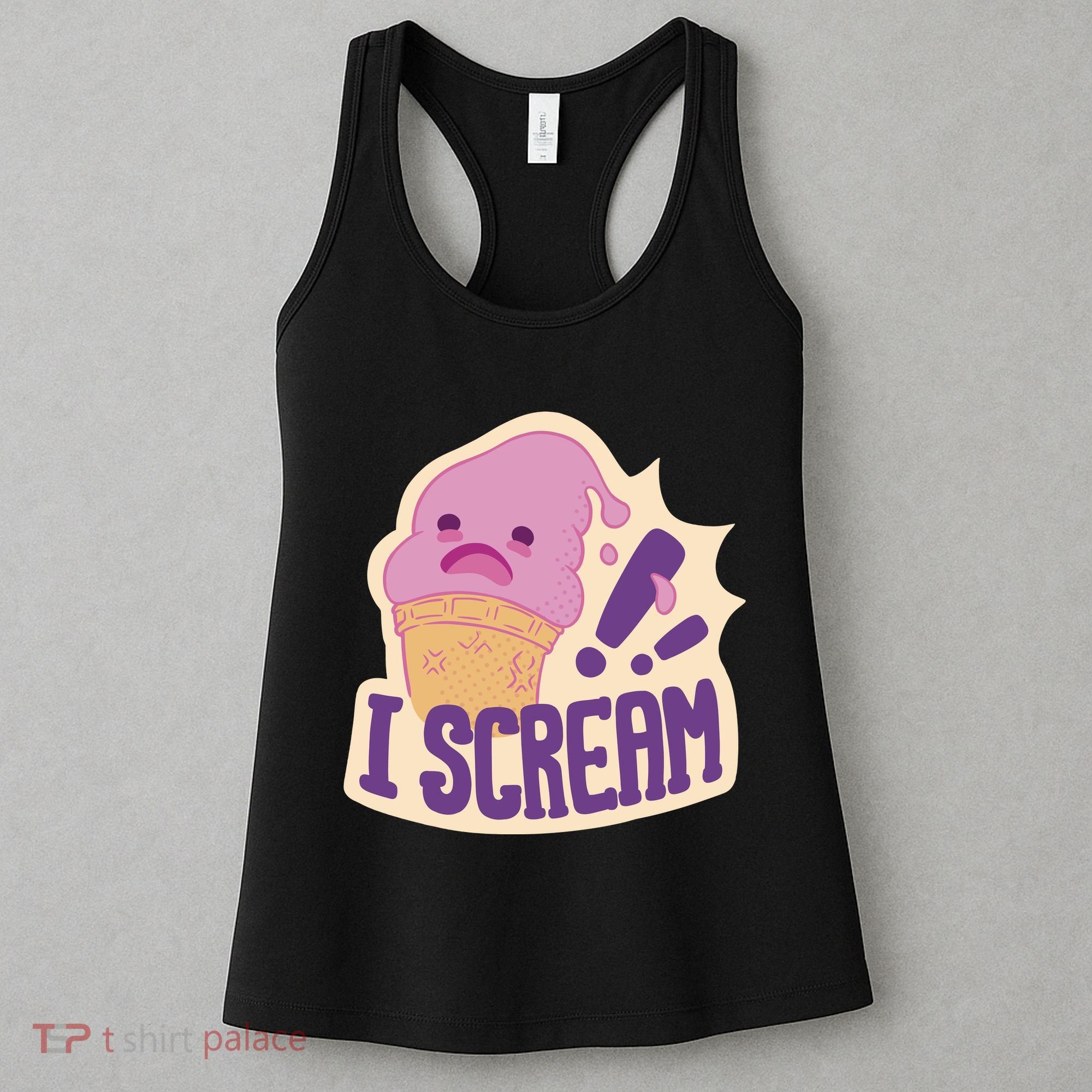 I Scream For Ice Cream Cute Women's Tank Top