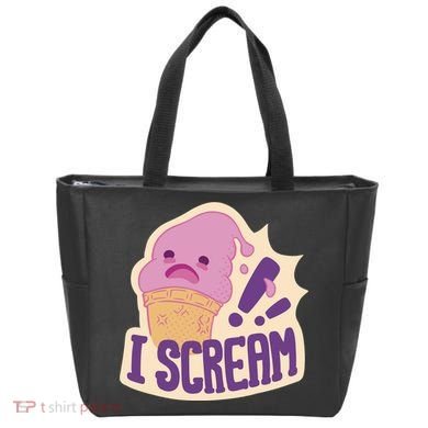 I Scream For Ice Cream Cute Tote Bag