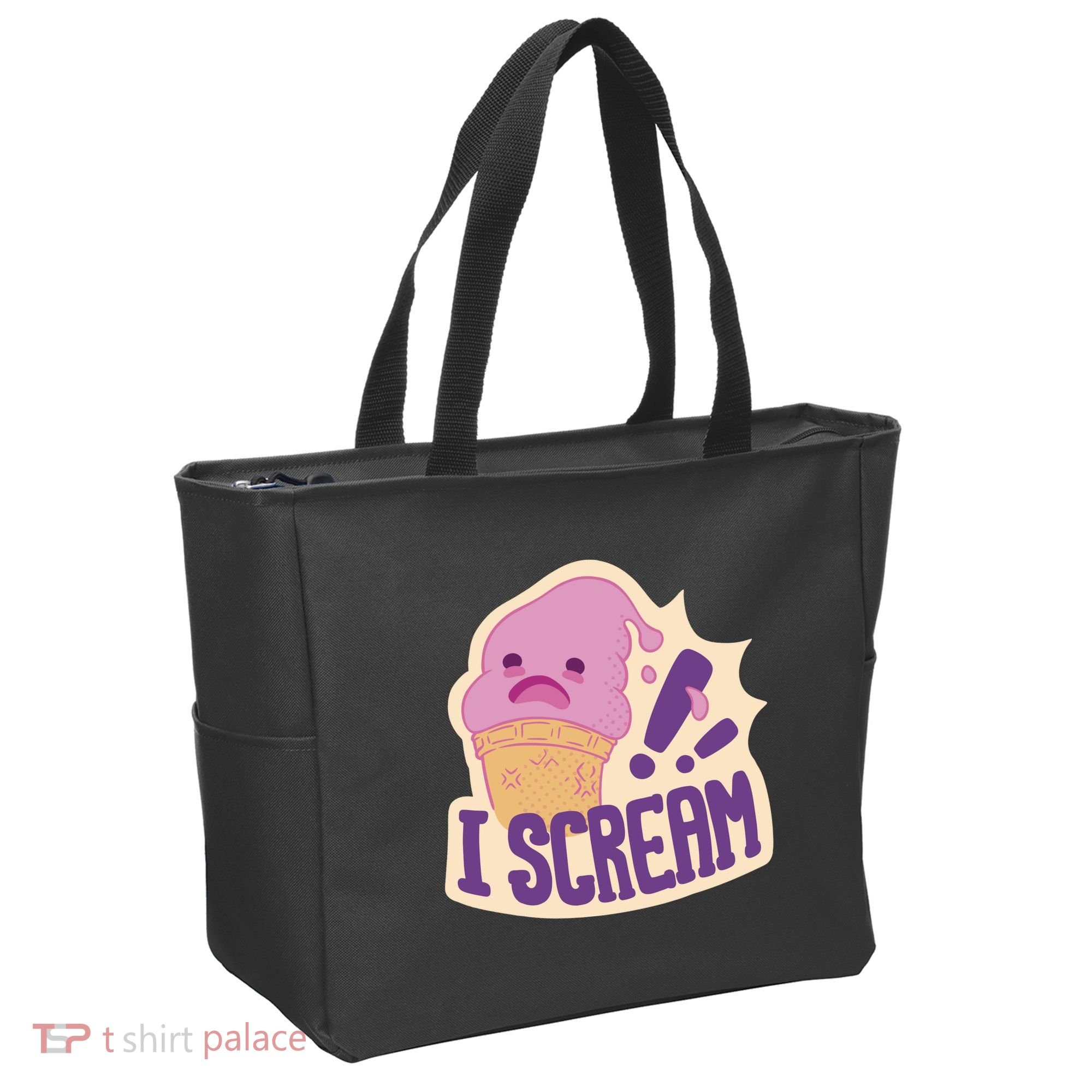 I Scream For Ice Cream Cute Tote Bag