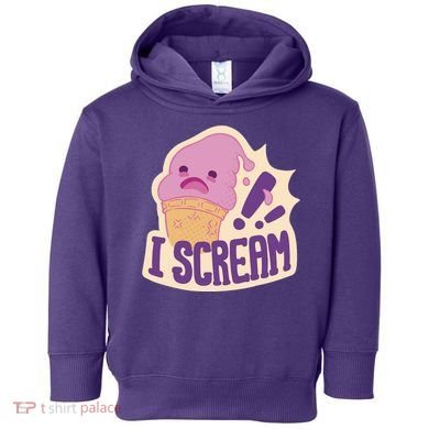 I Scream For Ice Cream Cute Toddler Hoodie