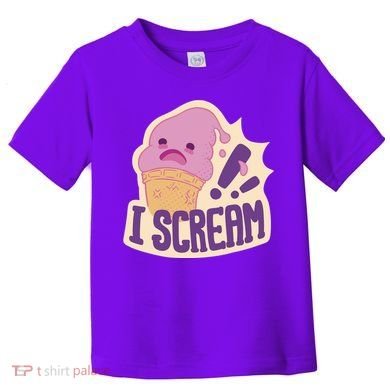 I Scream For Ice Cream Cute Toddler T-Shirt