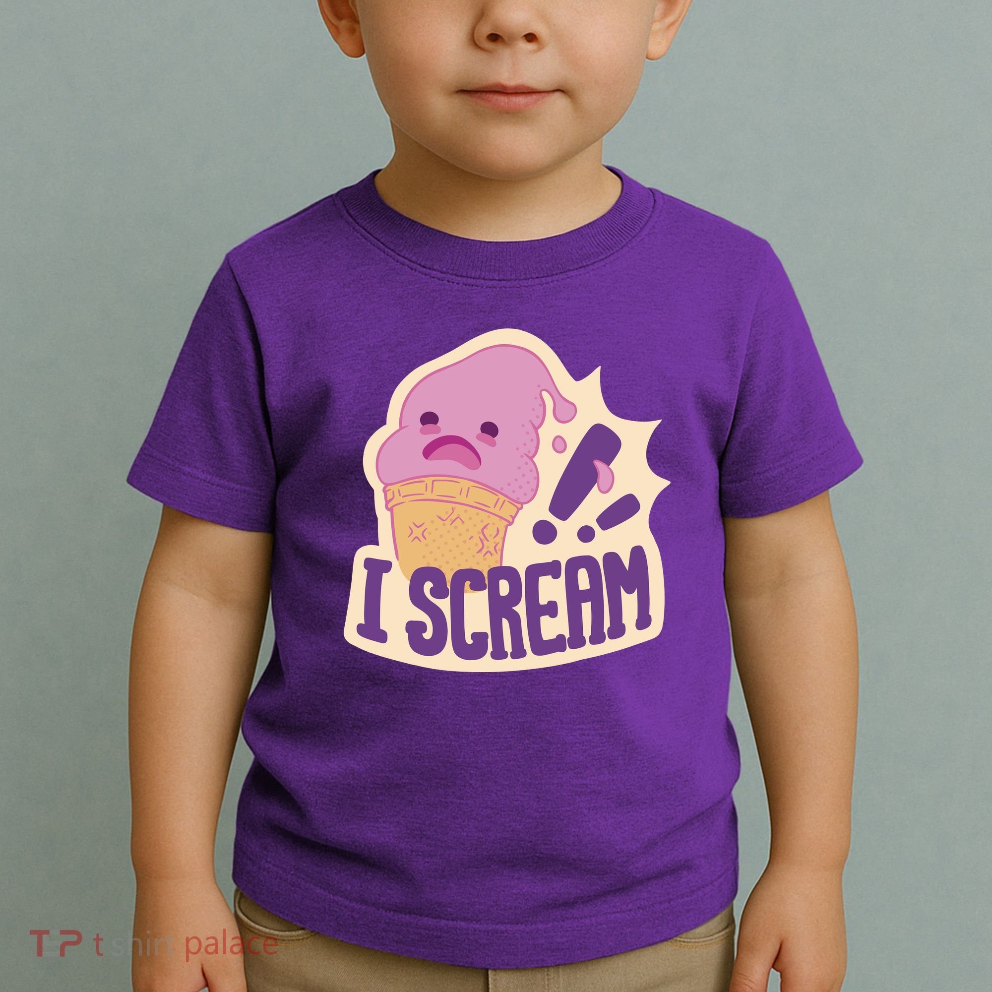 I Scream For Ice Cream Cute Toddler T-Shirt
