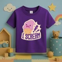 I Scream For Ice Cream Cute Toddler T-Shirt thumb 3