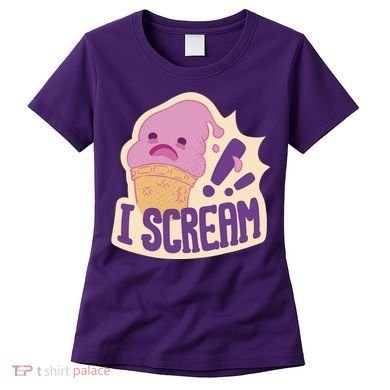 I Scream For Ice Cream Cute Women's T-Shirt