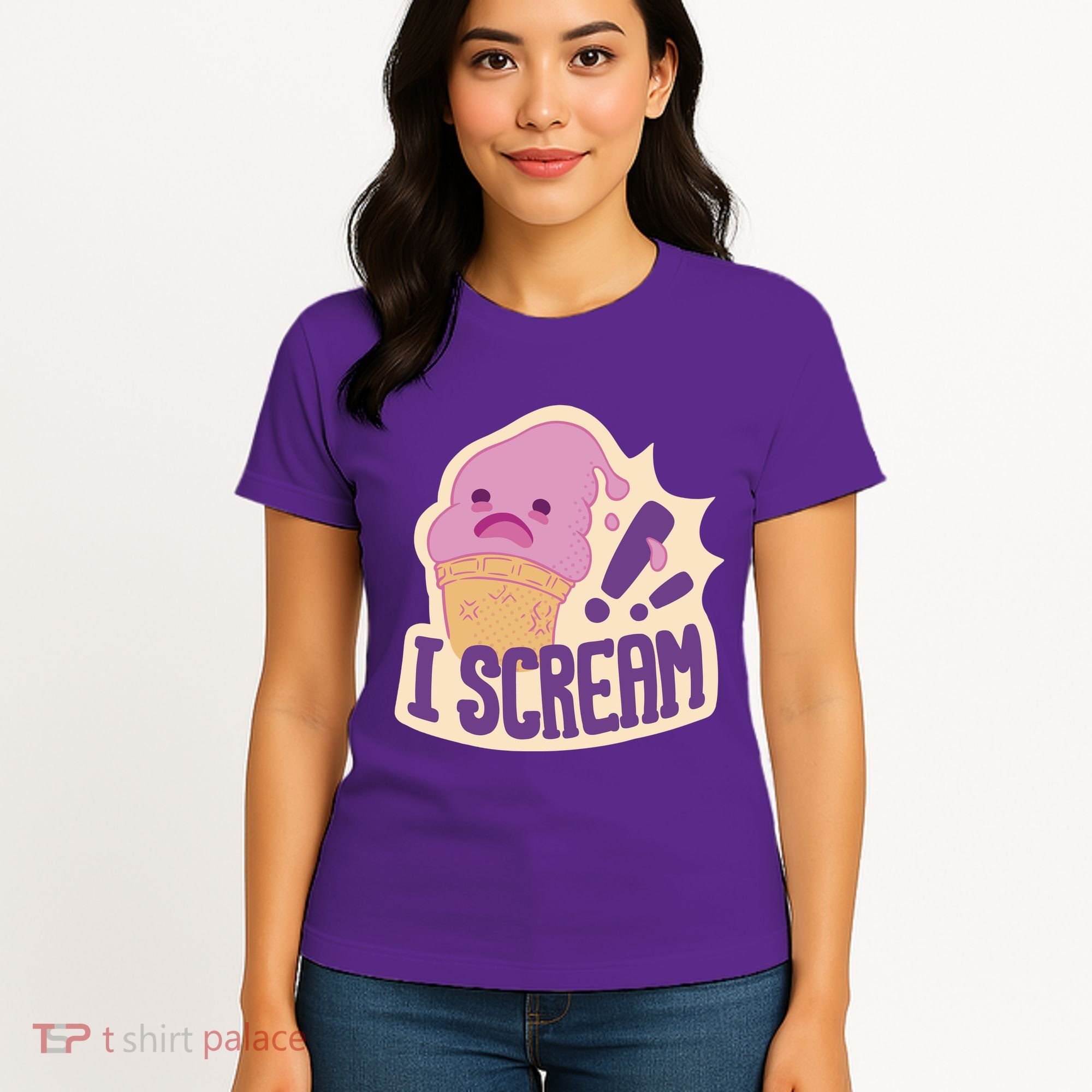 I Scream For Ice Cream Cute Women's T-Shirt