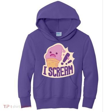 I Scream For Ice Cream Cute Kids Hoodie