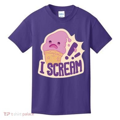 I Scream For Ice Cream Cute Kids T-Shirt