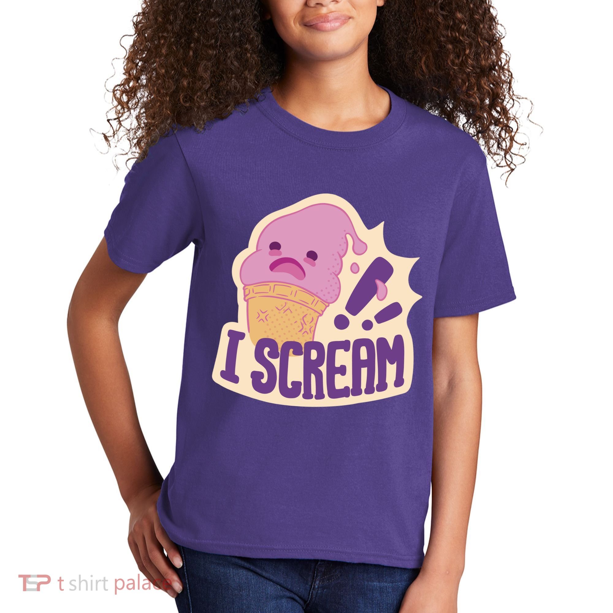 I Scream For Ice Cream Cute Kids T-Shirt
