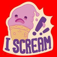 I Scream For Ice Cream Cute Santa Hat thumb 1