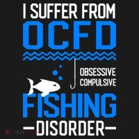 I Suffer From OCFD Fishing Discorder Cool Fish Daddy Polo thumb 3