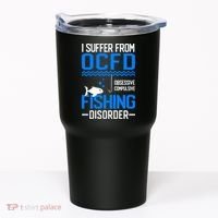 I Suffer From OCFD Fishing Discorder Cool Fish Daddy Tumbler thumb 0