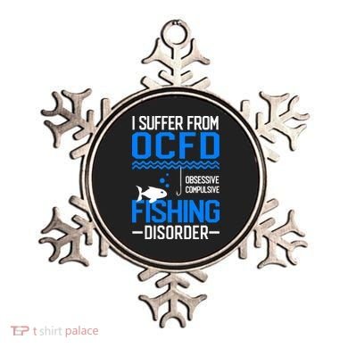 I Suffer From OCFD Fishing Discorder Cool Fish Daddy Ornament